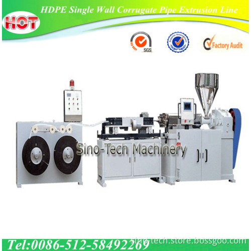 PP HDPE Single Wall Corrugated Pipe Extrusion Line/Extruder Line
